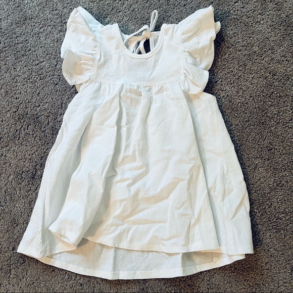 Linen Ruffle Dress - Picture 5 of 7